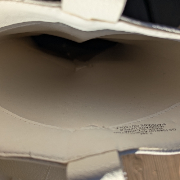 Altar’d State White Knee High Cowboy Boots Women’s 7.5 Western Boho Block Heel - Picture 7 of 16